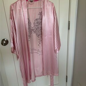Victoria’s Secret Iconic Pink Stripe Robe